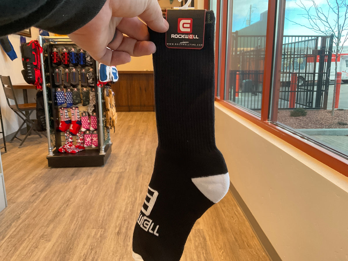 Black Blank Socks