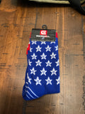 Sock-Blue/WhtStars