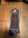Sock-Gry/ThinRedLineFlag